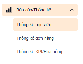 Báo cáo/Thống kê trong phần mềm du học, xuất khẩu lao động HUB Edu